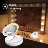 LED化妝鏡(含外置充電器3000mAh) LED Power Bank Mirror