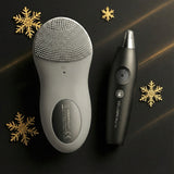 Men’s Grooming 男士聖誕護理套裝｜矽膠潔面儀 + 智能鼻毛修剪器｜TOUCHBeauty